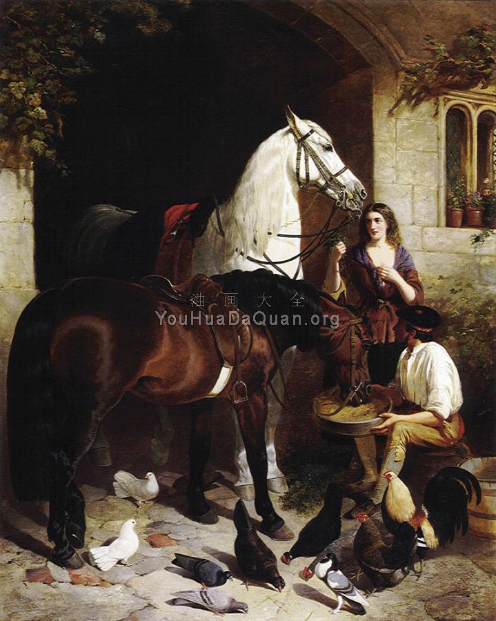 Feeding the Arab - 约翰·弗雷德里克·赫尔林